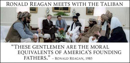 Reagan Meets with Taliban